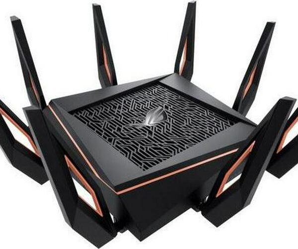 ASUS ROG Rapture GT-AX11000 WiFi Cable and Fibre Router - AX 11000, Tri-band