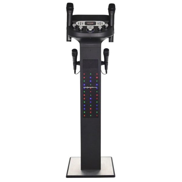 Easy Karaoke Bluetooth Pedestal Karaoke System with Light Effects, EKS668BT