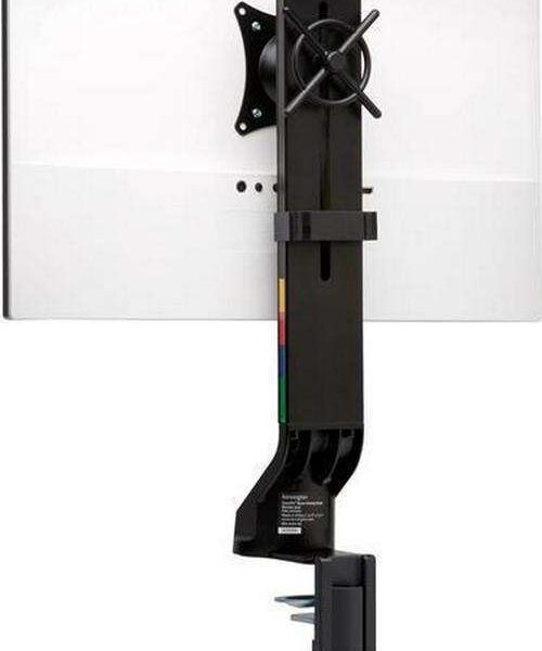 KENSINGTON SmartFit Space-Saving K55512WW Single Arm Tilt and Swivel 32  Monitor Desk Mount