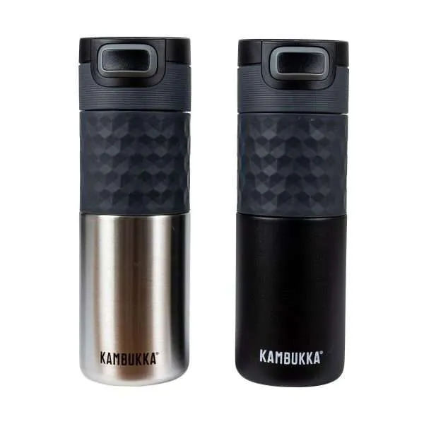 Kambukka 500ml Travel Mug, 2 Pack in 3 Colours