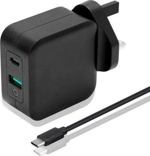 LOGIK LTC65W24 Universal USB Type-C and USB Charger - 1.8 m