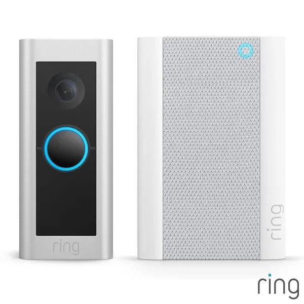 Ring Video Doorbell Pro 2 with Chime Pro (Plug-in)