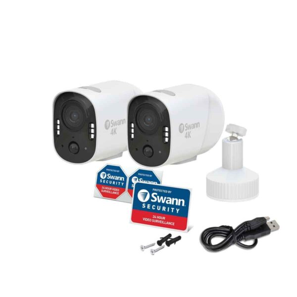 Swann 4K Wireless Wi-Fi Camera SWIFI-4KXTRM x 2