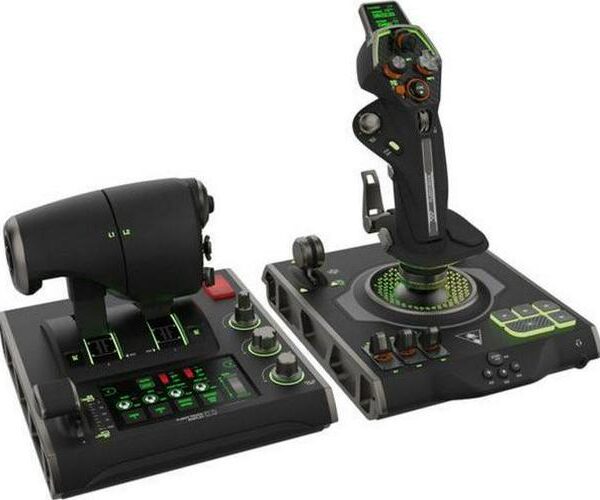 TURTLE BEACH VelocityOne Flightdeck HOTAS Simulation System Joystick and Throttle - Black