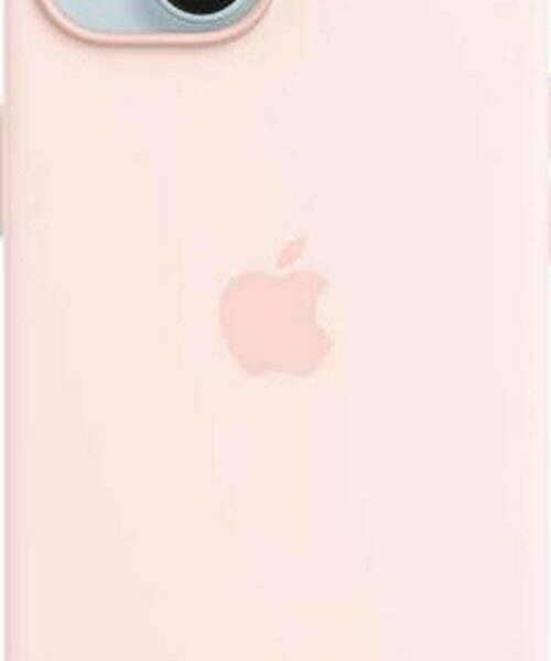 APPLE iPhone 15 Silicone Case with MagSafe - Light Pink