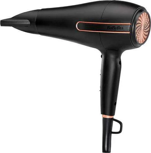 BABYLISS Super Power Pro 5240U 2400 Hair Dryer - Black and Rose Gold