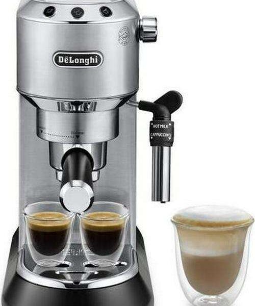 DELONGHI Dedica EC685M Coffee Machine - Silver