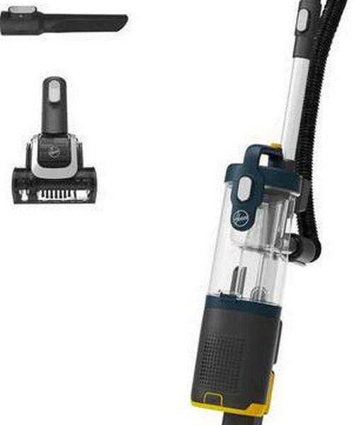 HOOVER HL4 Push&Lift Pet HL410PT Upright Bagless Vacuum Cleaner - Titanium, Blue and Orange