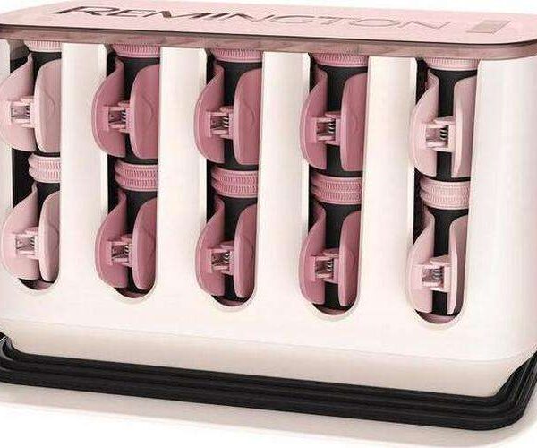 REMINGTON PROluxe H9100 Ceramic Rollers - White and Rose Gold