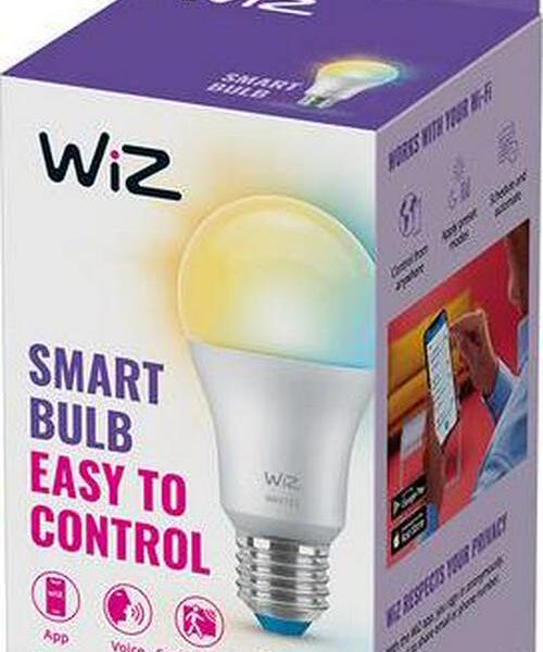 WIZ A60 Tunable White Smart Light Bulb - E27