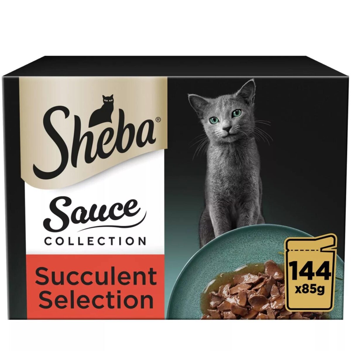 144 x 85g Sheba Sauc f4d707919cf92fd05bd824336e783784 1