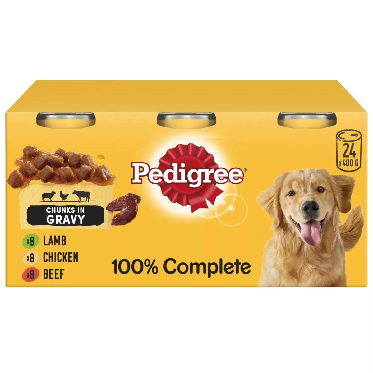 24 x 400g Pedigree A 3b6bbc61025dc483bedc093e3d324d27 1