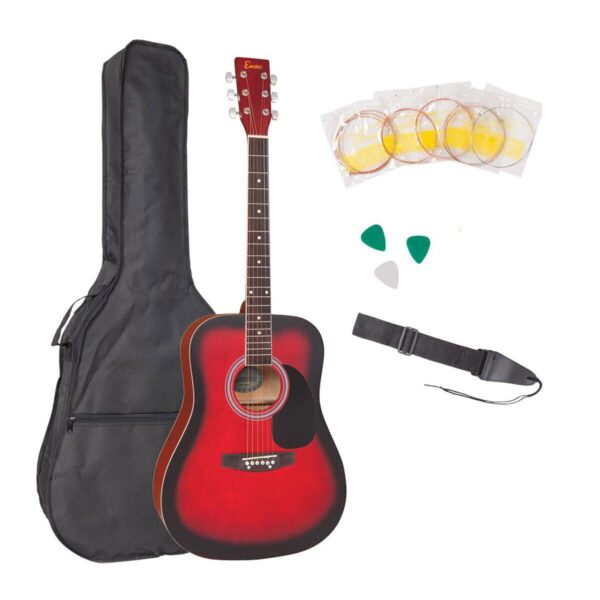 Encore Acoustic Guitar Kit- Red Sunburst