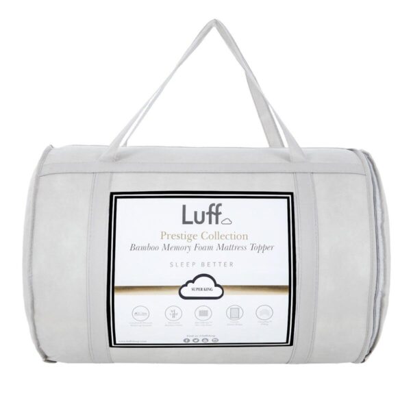 Luff Prestige Bamboo Memory Foam Mattress Topper