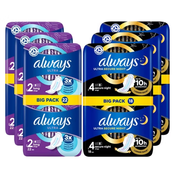 Always Ultra Long Plus + Secure Night Bundle