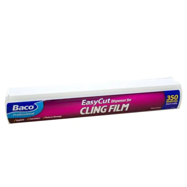 Bacofoil 450mm x 350m Easycut Clingfilm and Dispenser