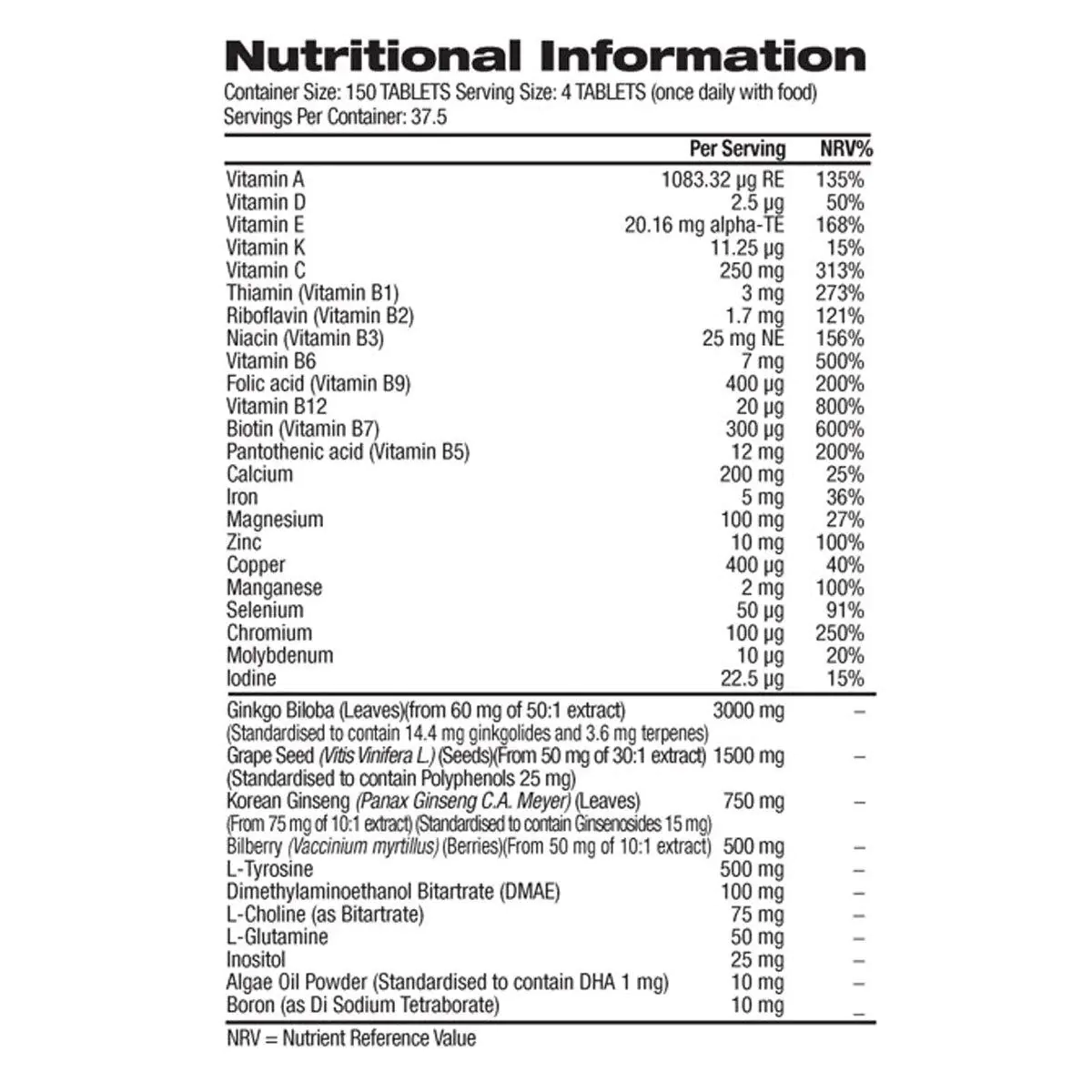 Focus Factor Nutriti 8ccdd5b034c5e060641db23cedb63067