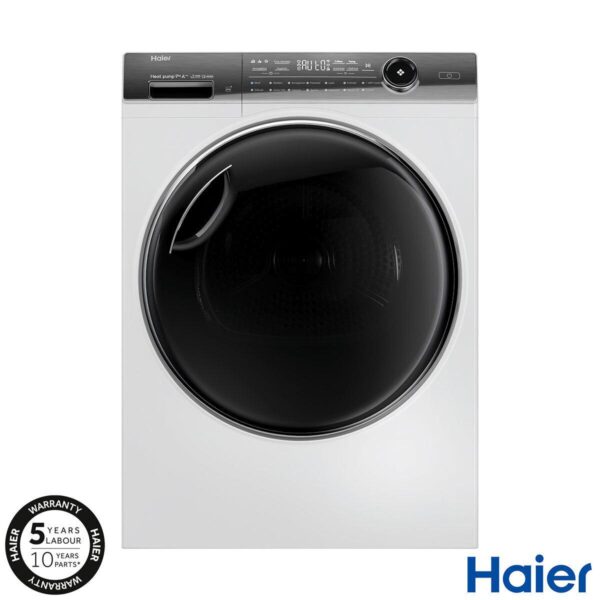 Haier Series 7 HD90-A3Q979U1 9kg Heat Pump Tumble Dryer, A+++ Rated in White