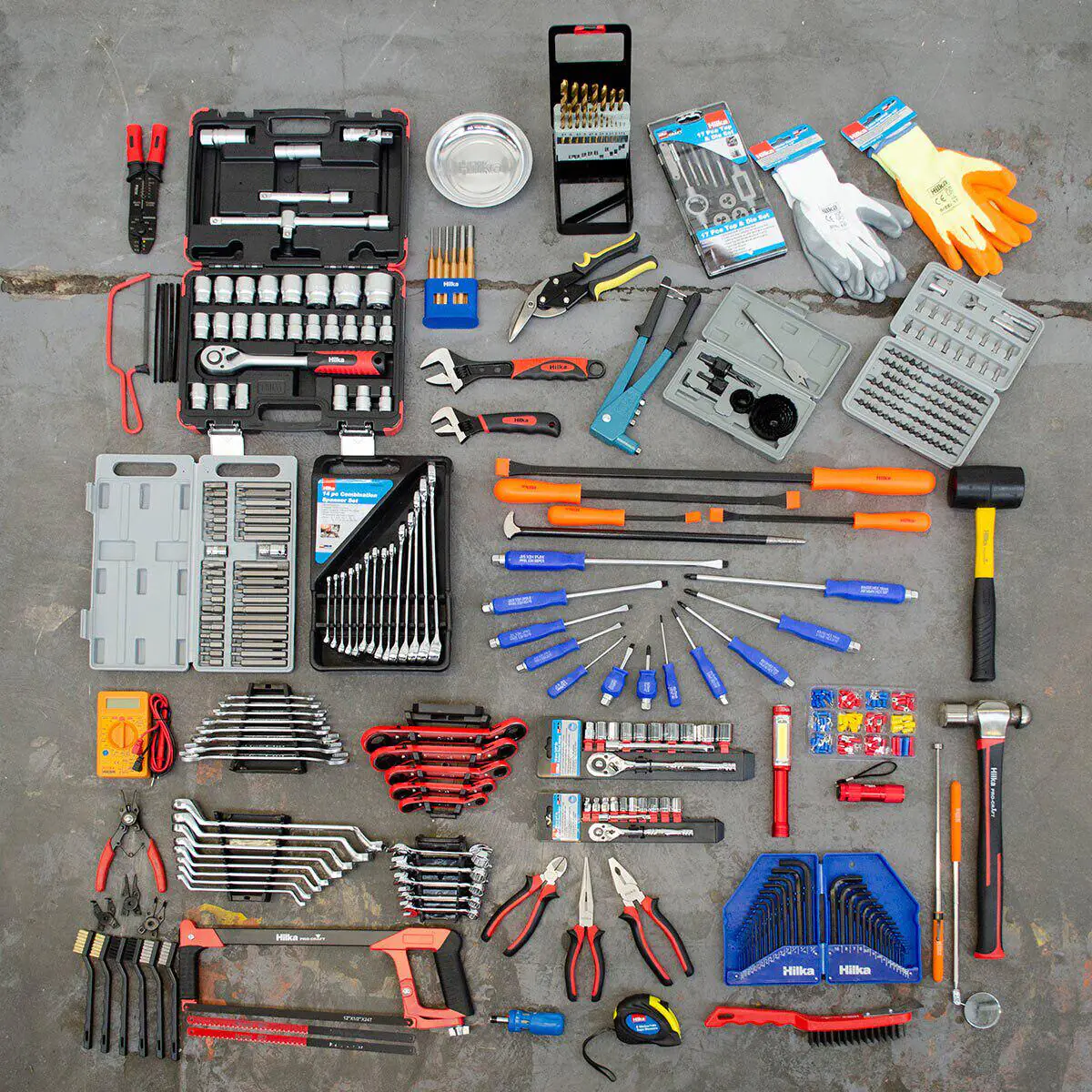 Hilka 527 Piece Tool a57590f3c3e0fdaf5d43102790bbae70