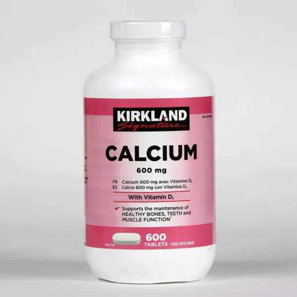 Kirkland Signature Calcium and Vitamin D3, 600 Count