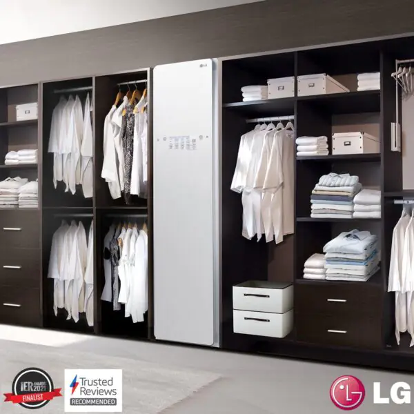 LG S3WF WiFi Connected Styler Steam Clothing Care System in White