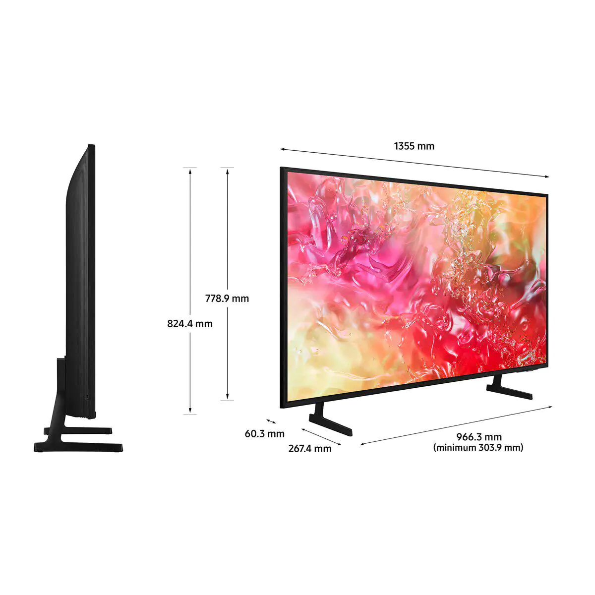 Samsung UE60DU7100KXXU 60 Inch 4K Ultra HD Smart TV Think Assemble