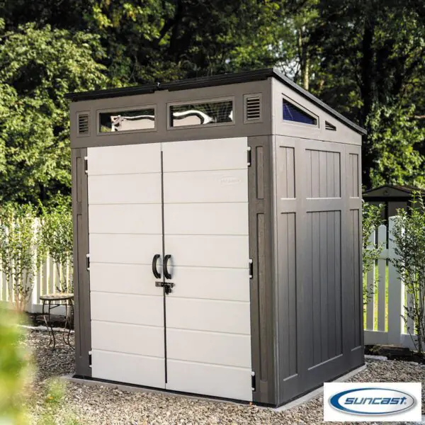 Suncast 6ft 2  x 5ft 8  (1.89 x 1.73m) Modern Storage Shed