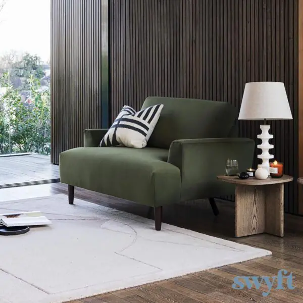 Swyft Model 05 Green Velvet Loveseat