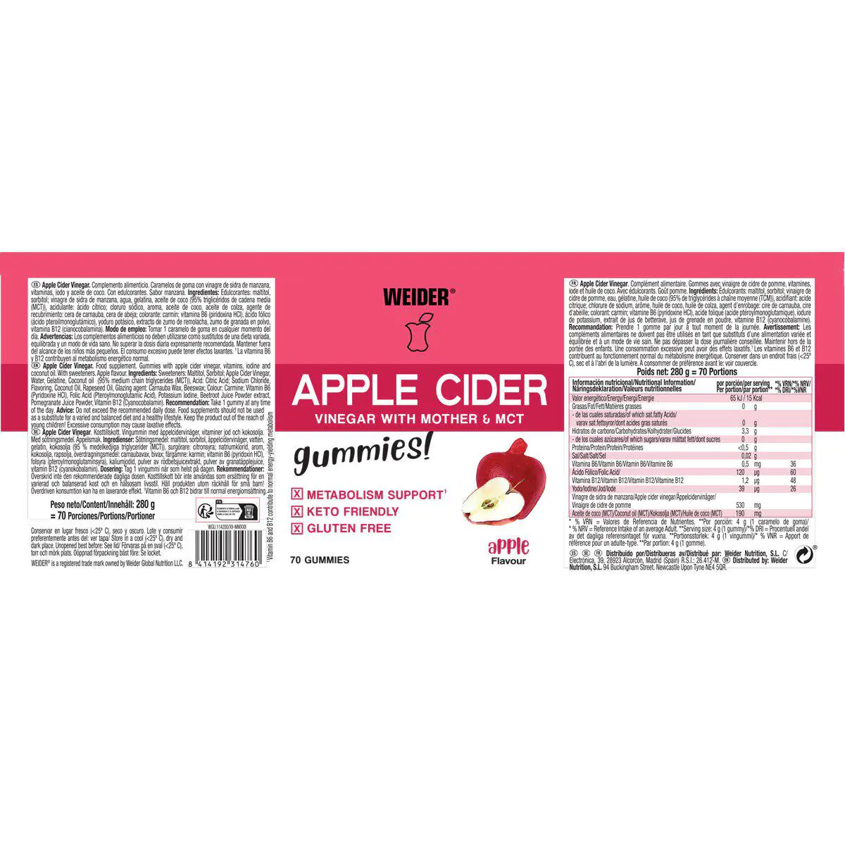 Weider Apple Cider V 430d72356cdc1c596008437c7f5cae88
