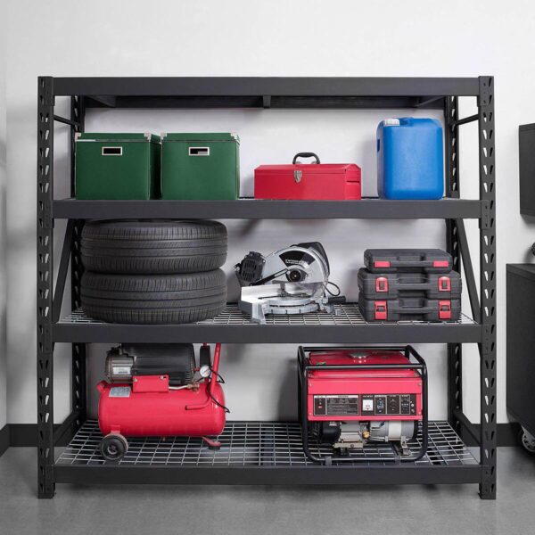 Whalen 4 Tier 6ft x 6.3 ft x 2ft (183 x 195 x 61cm) Industrial Storage Rack