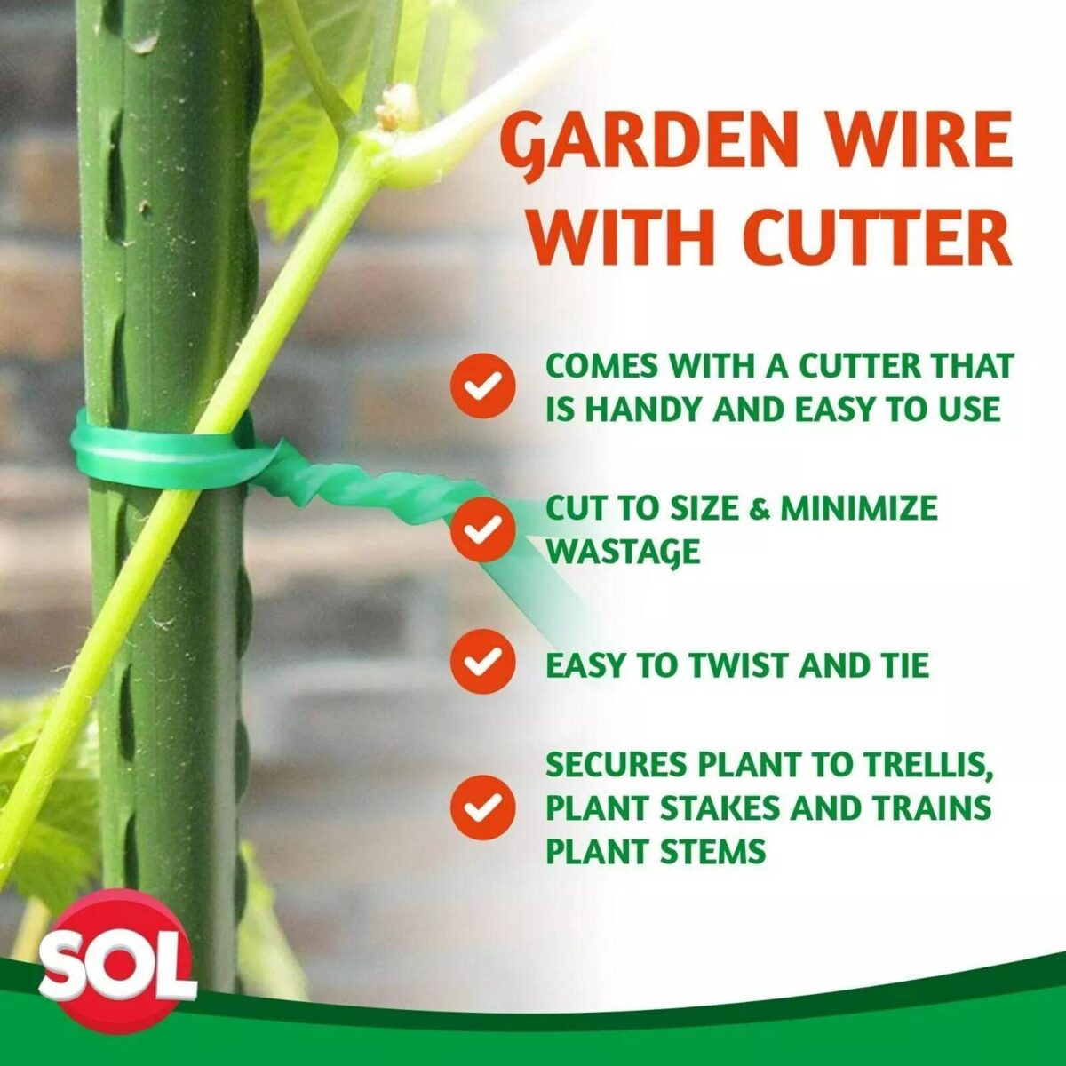 100M Garden Wire and 9415b75ce2417bc2e25caa18345ee0e7