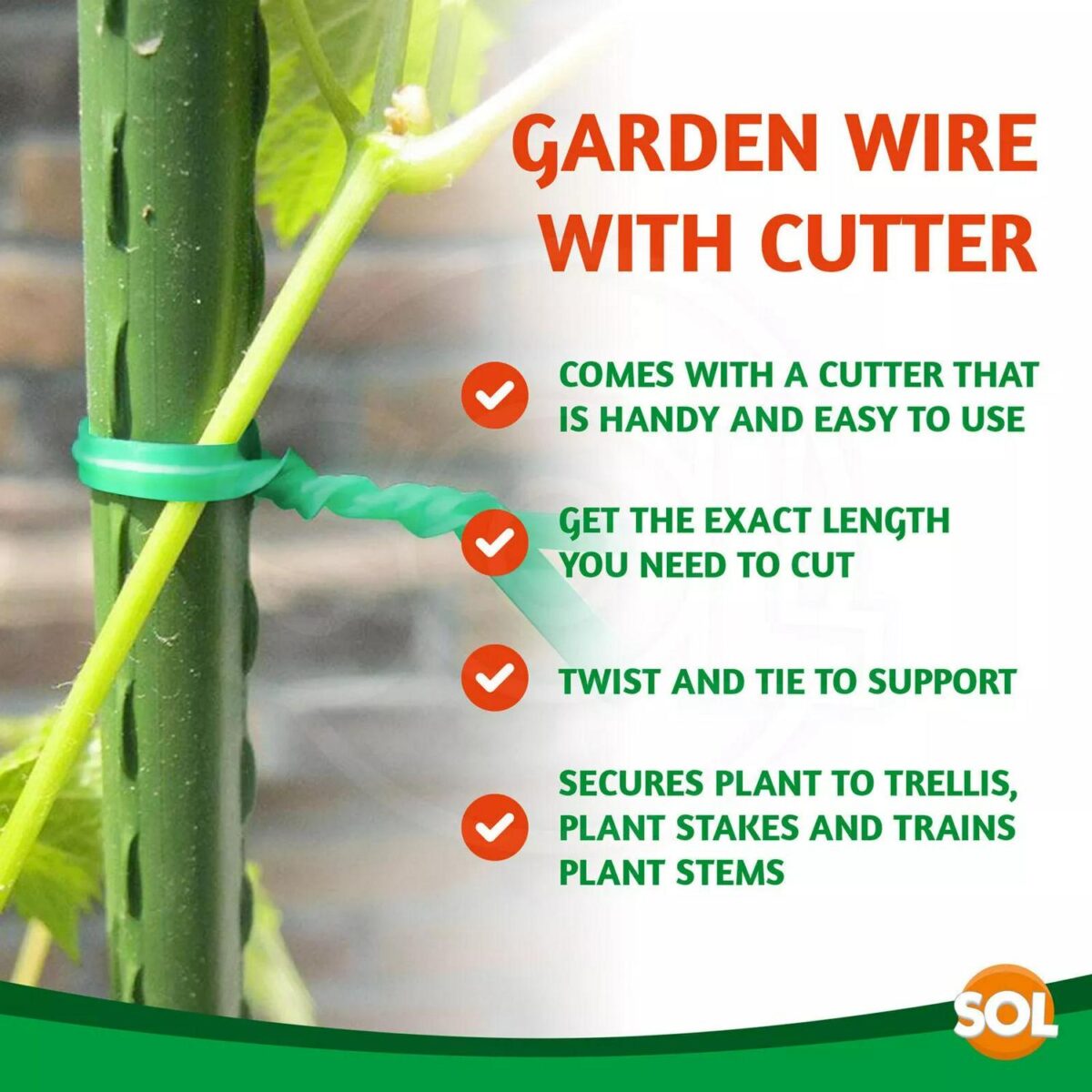 100M Garden Wire and 9939eeffe5b4eafddd9bb0af77c65249