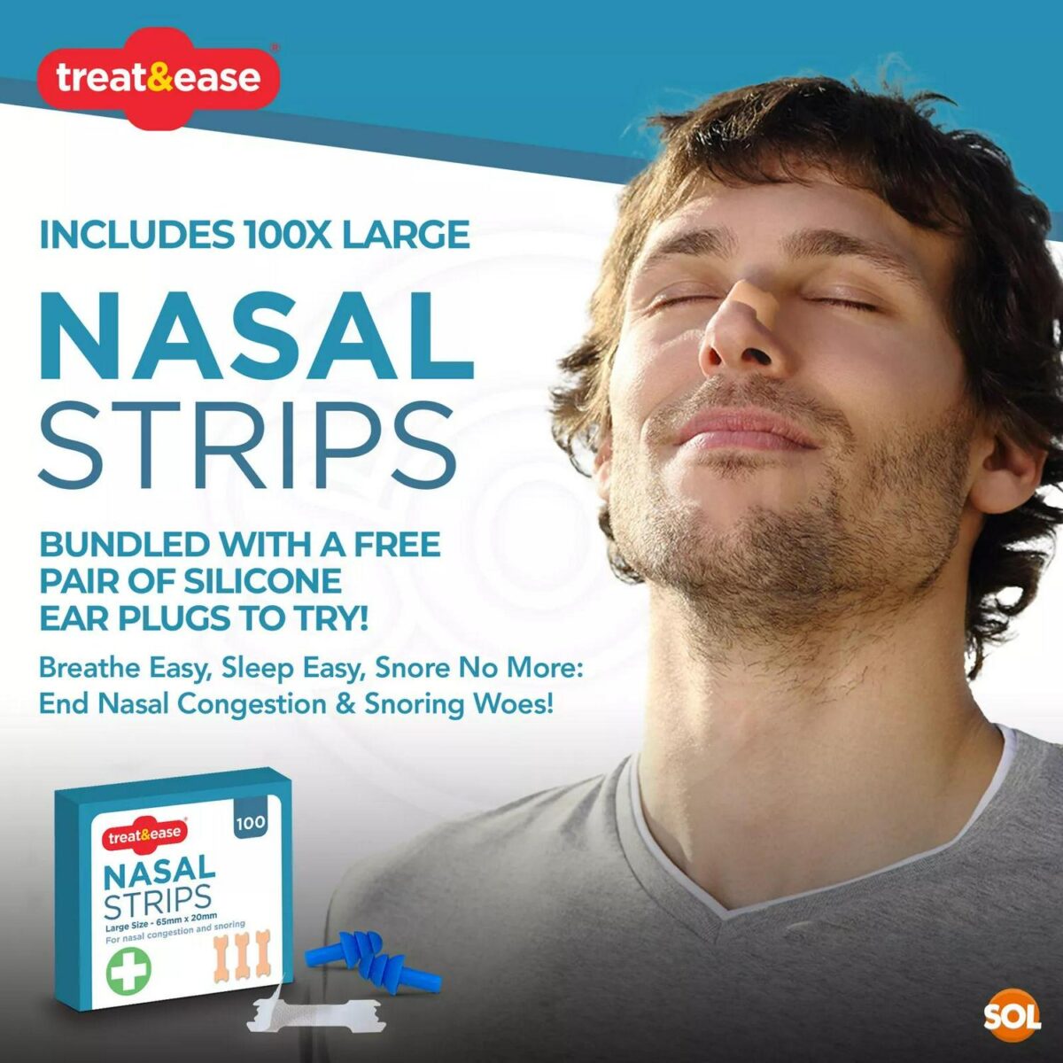 100 500 Nasal Strips f7f1dc1ef4dda15027fda862b32972ef