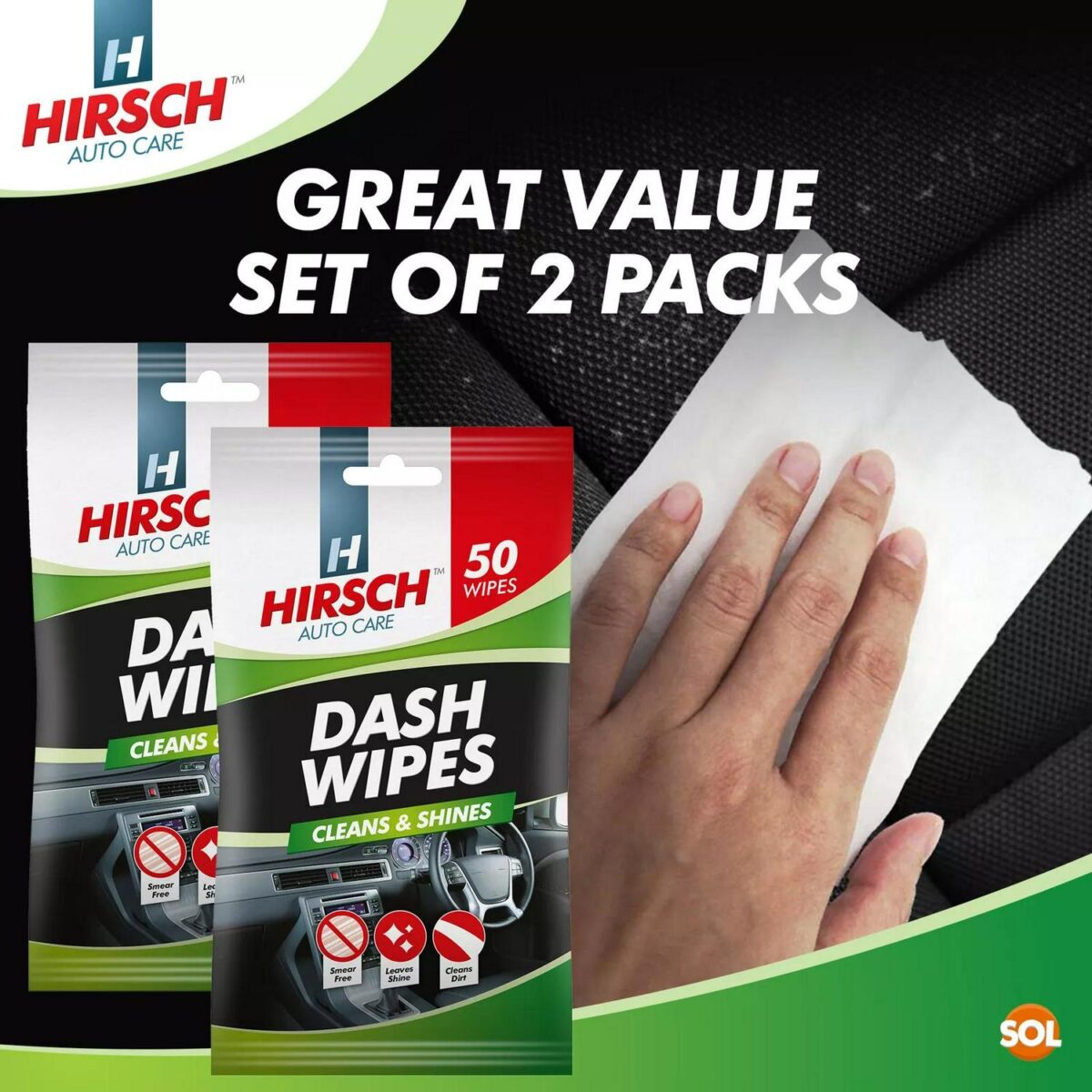 100pk Car Dash Wipes 3d7935667b2b402d5f9c375b37e4ba09