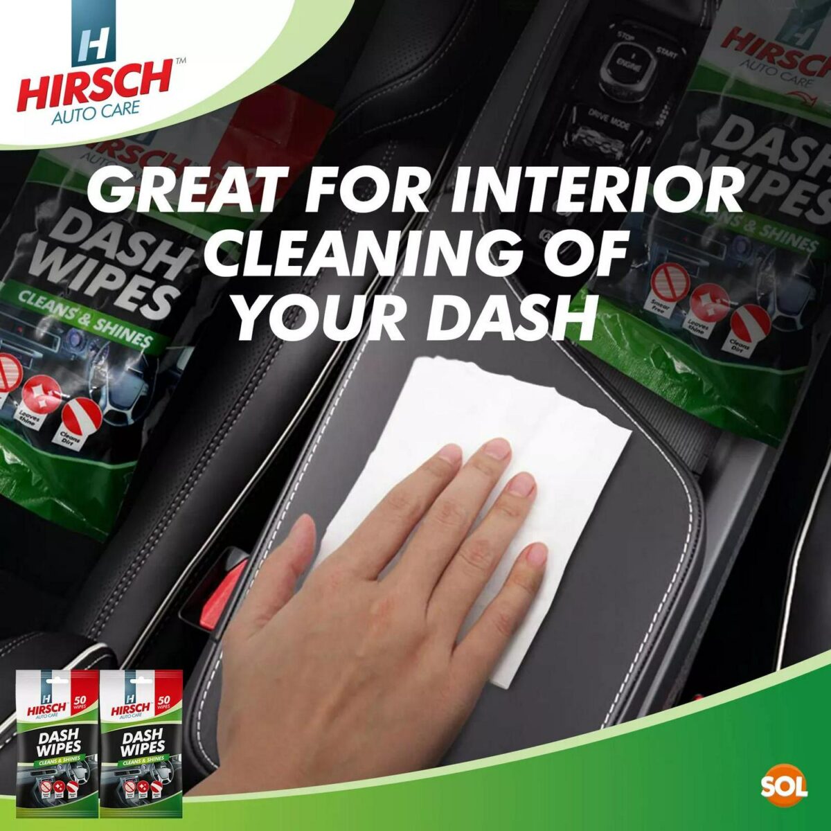 100pk Car Dash Wipes cedbcf9a24765430b2714d46b058e438