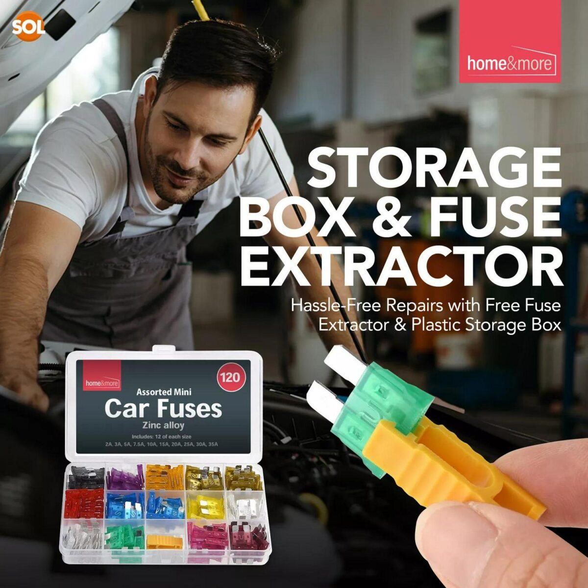 120pk Mini Car Fuses 0c5b21fb5761454cb86b57d8f2125d1a