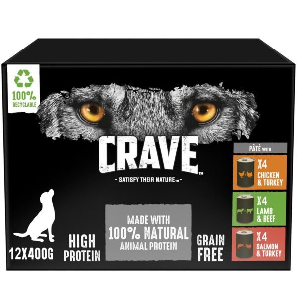 12 x 400g Crave Adul 76ebf914849662d9157e339373d75755