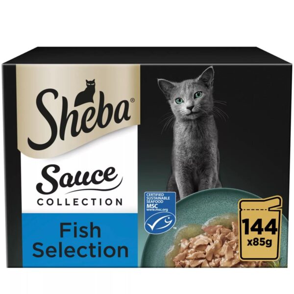 144 x 85g Sheba Sauc a3af9fada11aa76ec9a2761881a63ea5