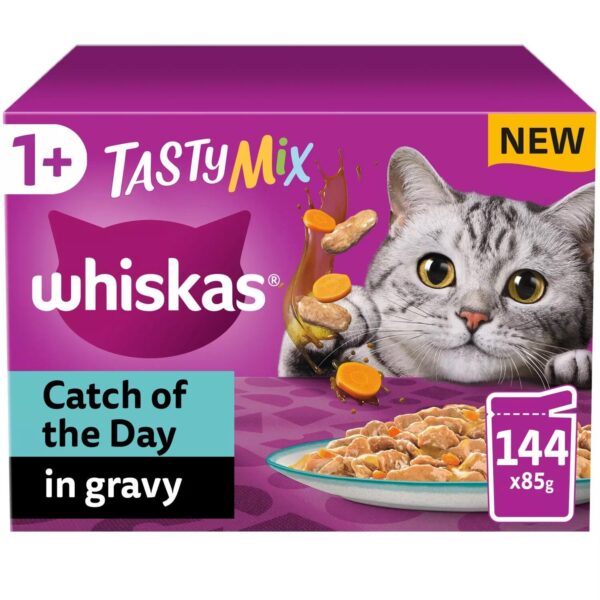 144 x 85g Whiskas 1 cc48f78cdd8110bf1ec158f3c701f247