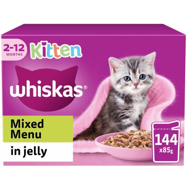 144 x 85g Whiskas Ki 1b3f34ac0e208fc0d41e3a1da525c146
