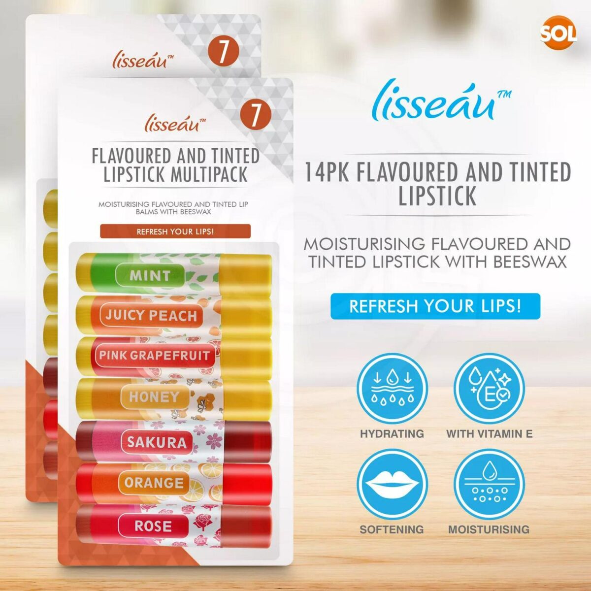 14X Lip Balm Set Mul 09ba3dcded43ab7e4545c6e3e43c01f4