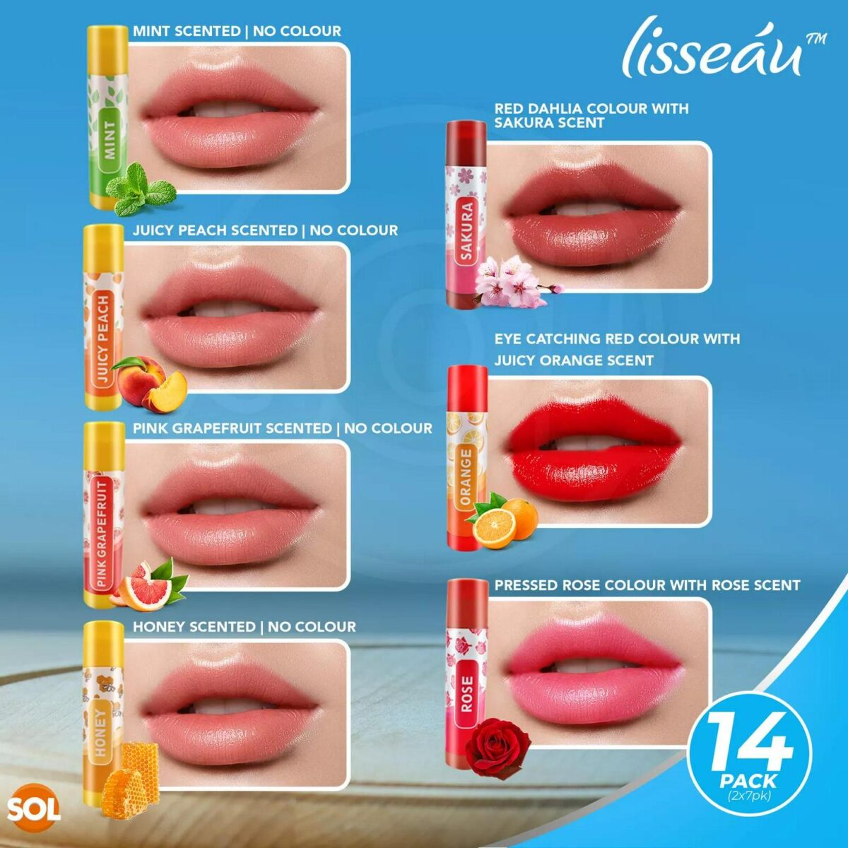 14X Lip Balm Set Mul 3e76719e24a3e726b5c932ffa81e4210