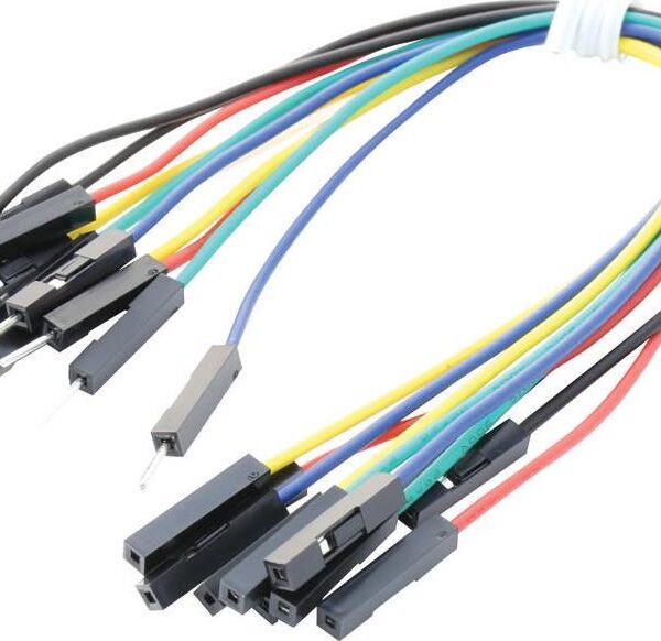 150mm Male to Female Jumper Cables - Pack of 10-