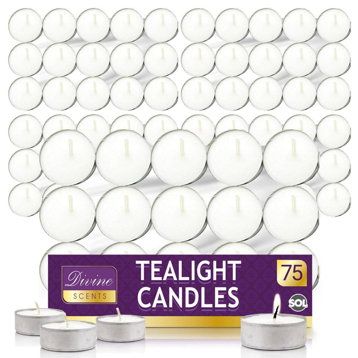 15 150pk Tea Lights 81fe76189a995ae0692f8cd59784e862