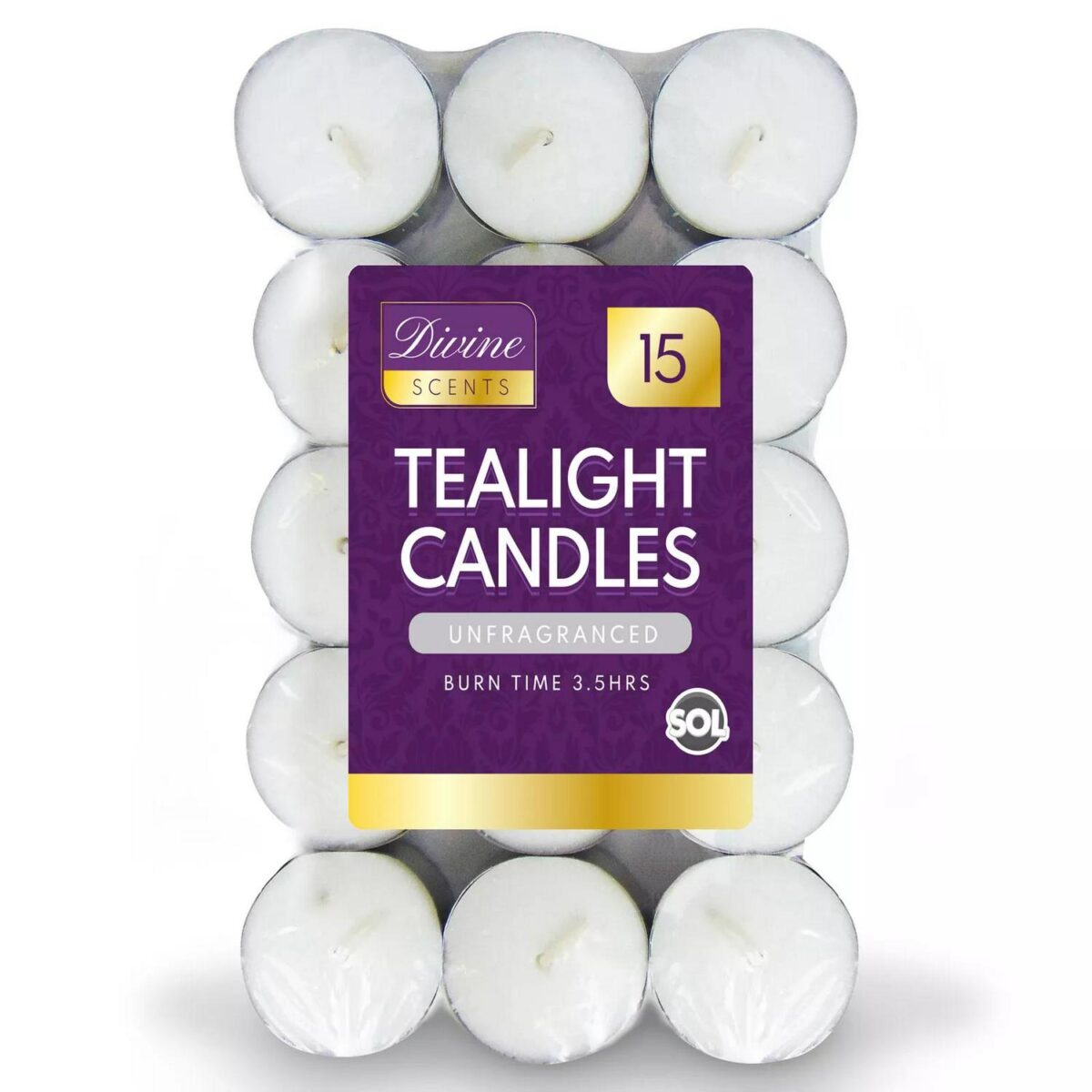 15pk Tea Lights Whit 69b710dbff6cb054e9d8f5e7349aeb0a