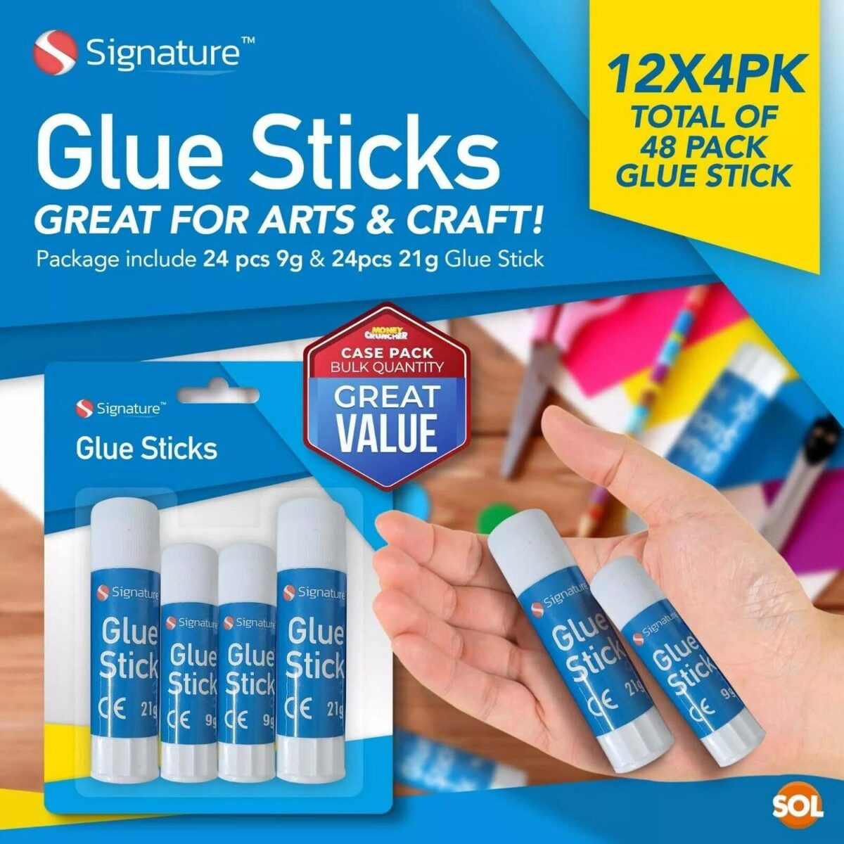 16 48pk Kids Glue St c7b627448b102c1f86d9a23f0fce892c