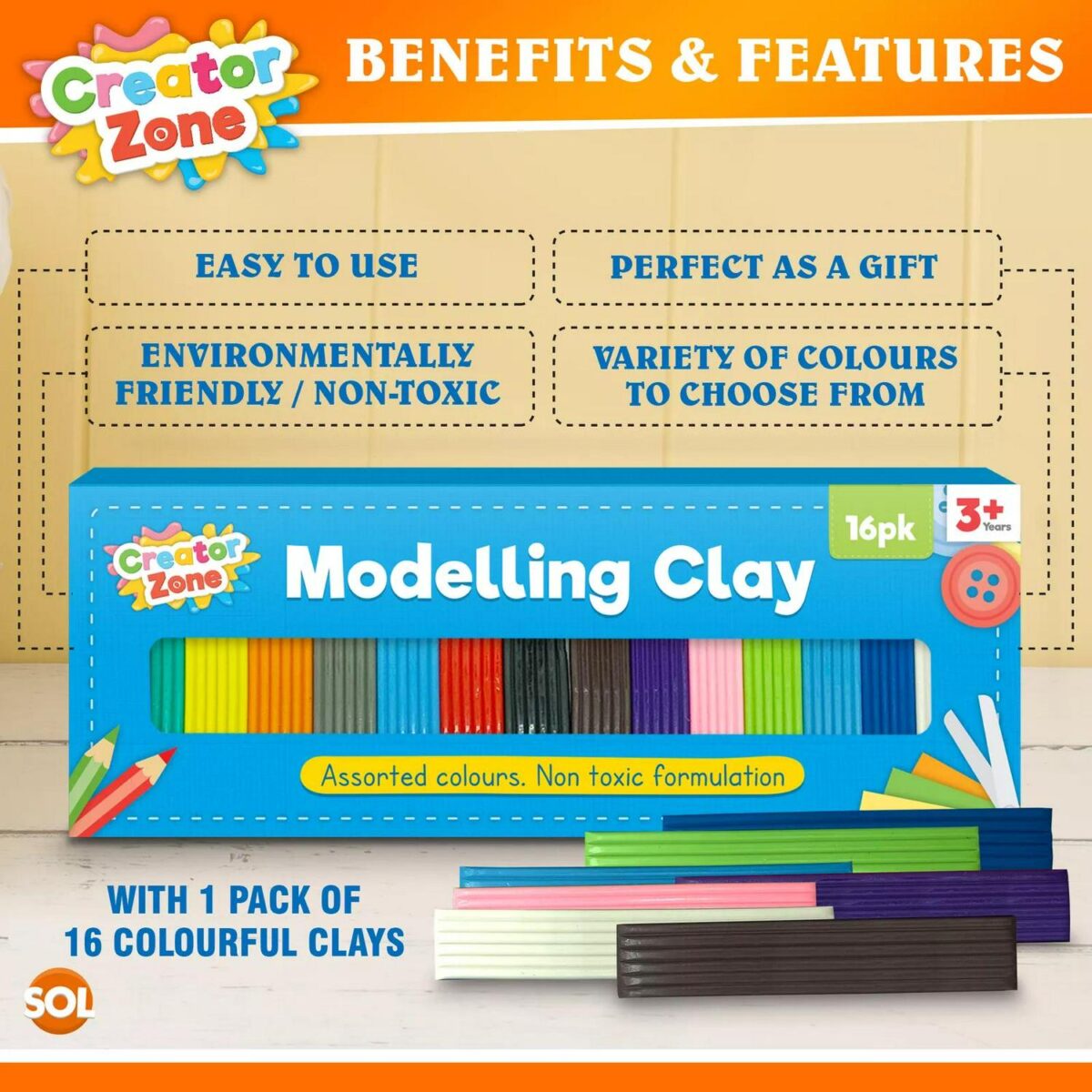 16pk Kids Modelling 0b3722bc351d6520cc89881f4aae35fc