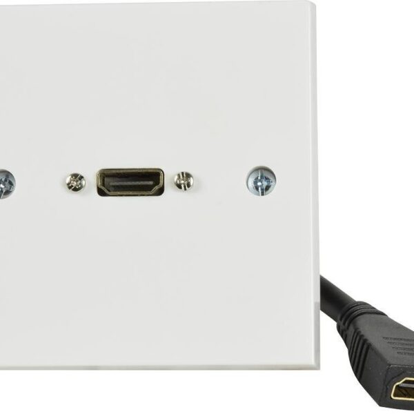1 Gang HDMI Wallplat 331cf70d2b027f0f33a5567b1e2b1b51