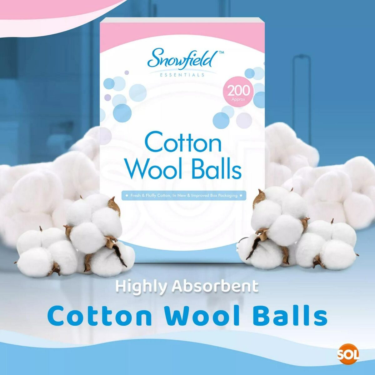 200 Cotton Wool Ball 37ddacae1d8fc36ca609016a13f35a4b
