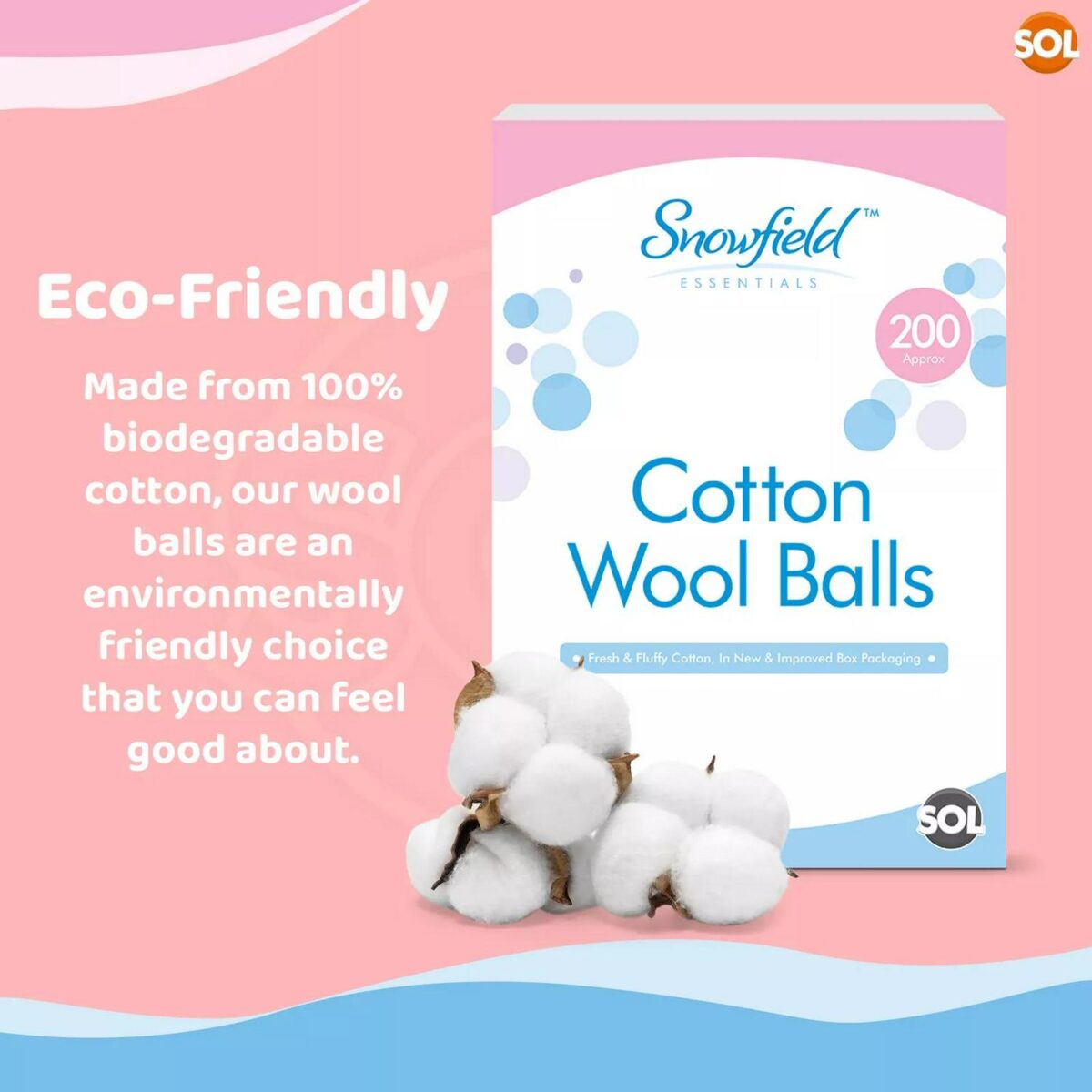 200 Cotton Wool Ball a0ec0509c196bd420afc9e53b57a0736